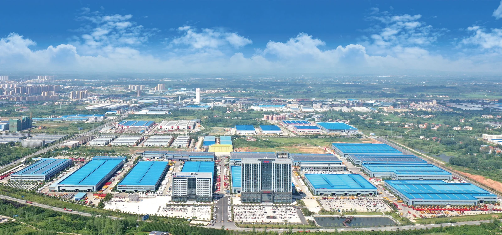 Aerial view of Chengli factory facilities